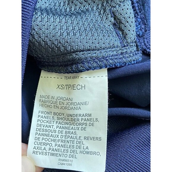 Under Armour Women Qualifier Hybrid Warm Up Jacket Size XS Blue Cold Gear Zip Up - Picture 11 of 15